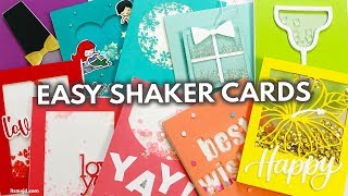 10 EASY SHAKER CARD IDEAS That Are PERFECT For Beginners [upl. by Massiw]