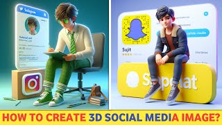 How To Create 3D Ai Social Media Boy Image  Trending Social Media Profile Name Photo Editing [upl. by Cannice159]