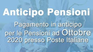 PENSIONI anticipate di Ottobre 2020 ECCO come controllare [upl. by Gravante116]