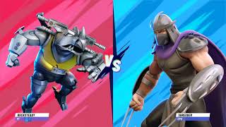 Nickelodeon AllStar Brawl 2 Rocksteady vs Shredder Interactions [upl. by Chang]