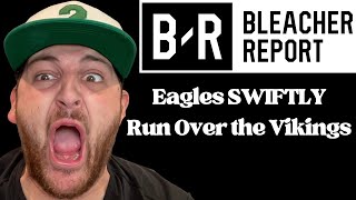 BLEACHER REPORT LIVE EAGLES RB DANDRE SWIFT RUNS ALL OVER THE VIKINGS [upl. by Ademla]