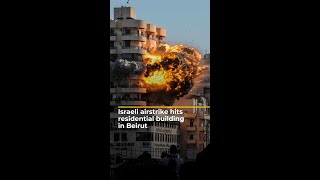 Israeli strike hits Beirut as Lebanon’s death toll surpasses 3500  AJ shorts [upl. by Nahtnoj877]