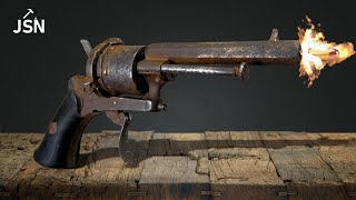 Dazzling restoration of an antique Revolver 170 years old [upl. by Fisa40]