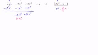 División de polinomios con fracciones [upl. by Eleaffar508]