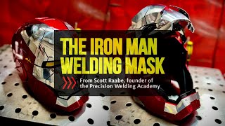 Iron Man mask converted into a welding helmet by Precision Welding Academy [upl. by Taimi]