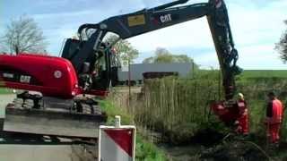 Bagger in Deutschland  CAT M316D im Einsatz [upl. by Oknuj]