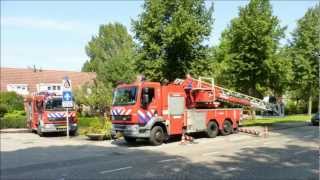 Brandweer quotMijnsheerlaanquot vertrekt snel van Berkendaal  Groene Zoom Rotterdam 1582012 [upl. by Yonina]