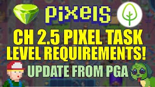 CH 25 PIXEL TASKS LEVEL REQUIREMENTS  UPDATE FROM PGA ENG pixels [upl. by Tijnar]