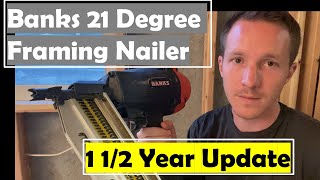 REVIEW  metabo hpt 18v 21 degree framing nailer 1 YEAR LATER [upl. by Nahgiem763]