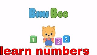 123 Learning Game For Kids  Numbers 1  20  Educational Video To Watch And Learn  Bimi Boo App [upl. by Sivla]