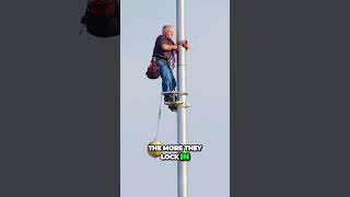 Navy Vet Fixes Giant Flagpoles [upl. by Hnacogn644]