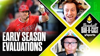 Early MLB season evaluations Jack Leiter debut  Baseball BarBCast  Yahoo Sports [upl. by Slavic823]