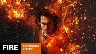 Vulcanum  Fire amp Ashes Photoshop Action Tutorial [upl. by Deering]