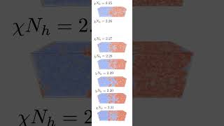 Threephase coexistence in ABAB blends at different xN values [upl. by Daisie]