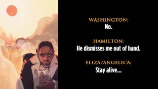 Hamilton  14 Stay Alive  Lyrics [upl. by Anits90]