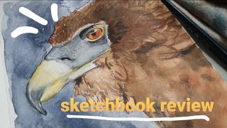 Strathmore mixed media 300 sketchbook review [upl. by Beyer760]