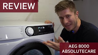 AEG 8000 AbsoluteCare Trockner TR8T70680 Review  Testsieger Stiftung Warentest [upl. by Dalila]