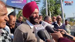 Members of Non Gazetted Police Pensioners Forum project their demands protest in jammu [upl. by Herstein207]