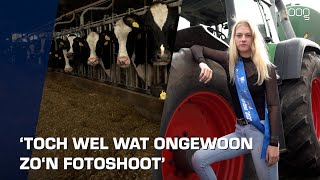 Marit uit Haren vertegenwoordigt Groningen in de jaarlijkse Boerinnenkalender [upl. by Anilosi394]