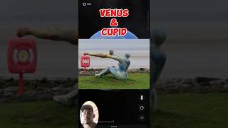 Venus amp Cupid Sculpture on Google Earth googleearth shortvideo shortsviral [upl. by Siberson]