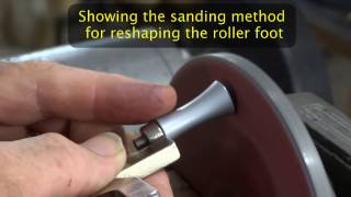 Skiving foot roller reshaping [upl. by Haile]