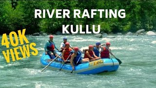 Kullu Manali River Rafting  Jan 2018  freezing temperature [upl. by Melia490]