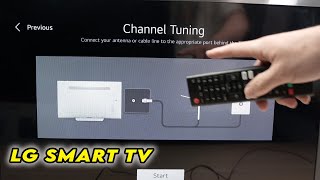 LG Smart TV How to Scan for Channels Channel Tuning [upl. by Dewayne119]