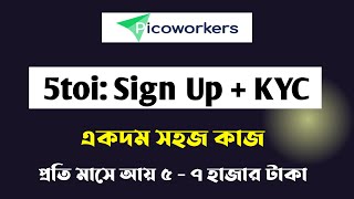 5roi Sign up  Kyc jobs in Picoworkers [upl. by Balduin]