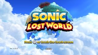 Sonic Lost World Wii U playthrough Longplay [upl. by Lilac]