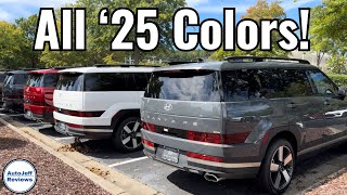 All 2025 Hyundai Santa Fe Colors  All 11 Together [upl. by Cordalia463]