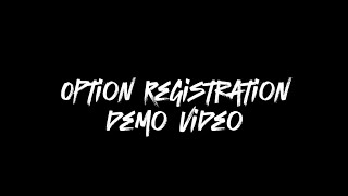 Option Registration Demo video for mca admission through lbs entrance exam [upl. by Enneles]