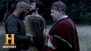 Vikings Ragnar Speaks with King Ecberts Men  History [upl. by Rennerb]