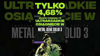 Zdobądź to ultra rzadkie osiągnięcie w Metal Gear Solid [upl. by Tniassuot]