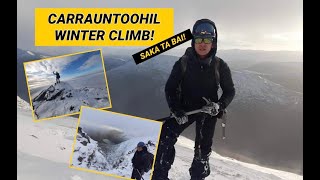 CARRAUNTOOHIL WINTER CLIMB [upl. by Aicenert]