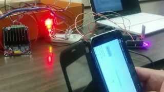 K64F robot drive over Bluetooth using mbed [upl. by Antebi]