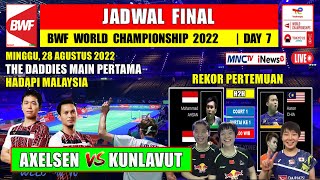 Jadwal Final BWF World Championship 2022 Hari Ini Live MNCTV  THE DADDIES vs MALAYSIA [upl. by Boswall224]