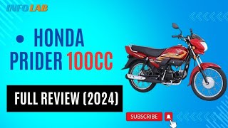 Latest Honda Pridor 100cc 2024 Model Full Review in Urdu and Hindi infolab latestmodel [upl. by Nahsad796]