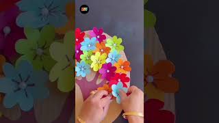 Quick and Easy Tree Wall Hanging Craft  shorts diy wallhanging [upl. by Smitt]