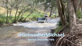 INEOS Grenadier  Water Crossing Tips [upl. by Sayce39]