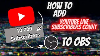 How to add amp Fix Live Subscriber Count to OBS [upl. by Kiernan]