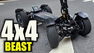 Teverun 4x4 Tetra UNBOXING This 4 Wheeled EV is INSANE [upl. by Ash]