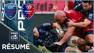 PRO D2  J28  Résumé partie complète FC Grenoble Rugby  AS Béziers Hérault  Saison 20232024 [upl. by Ivie]