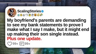 My Boyfriend’s Parents Are Demanding To See My Bank Statements  Reddit Updates [upl. by Ahsekad]