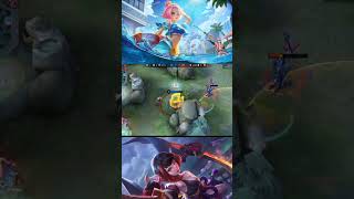 Angela’s support  Karina’s skill  Godly outplay 🖤💖 youtubeshorts gaming mobilelegends [upl. by Acitel]