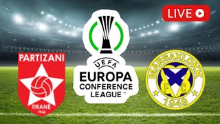 🔴 LIVE Partizani vs Marsaxlokk  UEFA Europa Conference League 2024  Match LIVE Now [upl. by Venator]