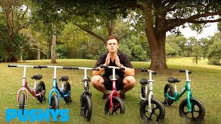 PUSHYS REVIEW CRUZEE TWO BALANCE BIKES [upl. by Kiernan]