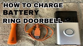 How To Charge Ring Video Doorbell Battery  1st Gen   Ring ChargeBatteryJennaVlogs [upl. by Theurer]