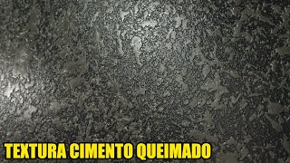 Textura a Prova de Água com Cimento Queimado [upl. by Nalod308]