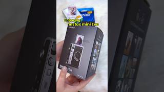 Instax Mini Evo Unboxing Thank you Photoline [upl. by Aneelak]