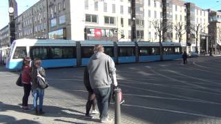 Busses and trams at Gothenburg  Bussar och spårvagnar i Göteborg [upl. by Nazar]